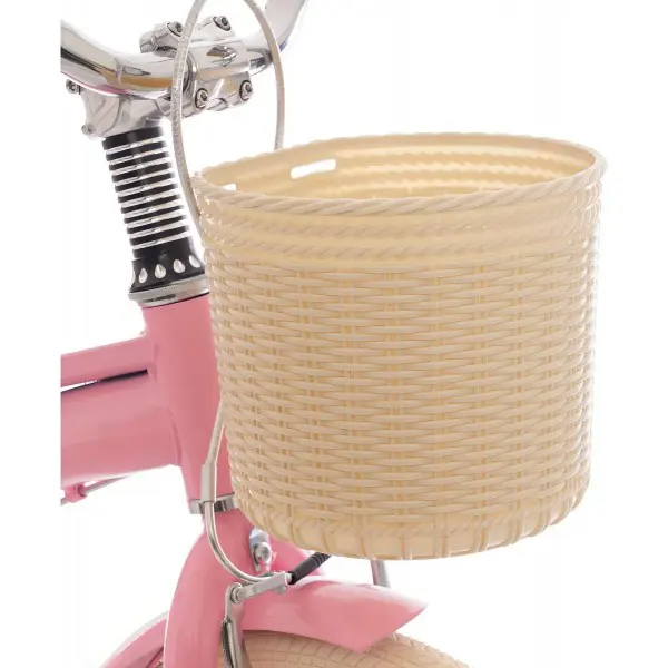 Bicicleta Infantil Aro 14 Pink Premium cesta Bicicleta Aro 14 rosa