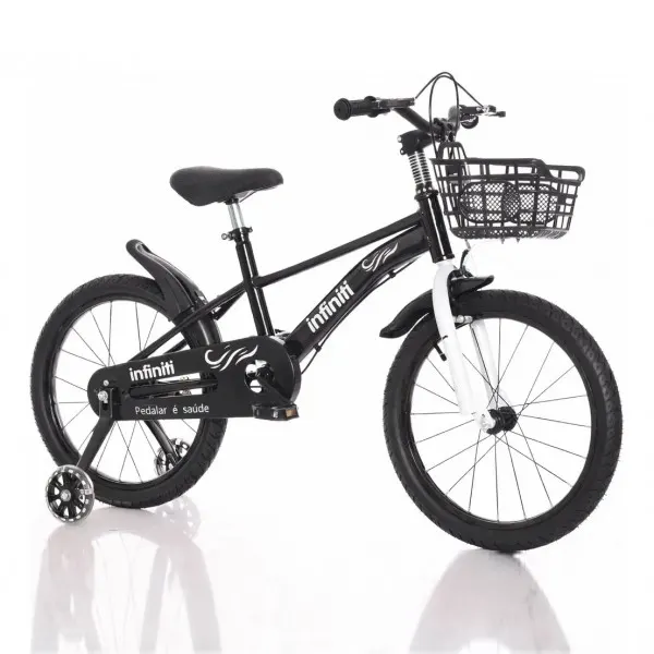 Bicicleta-Infantil-Aro-14-Preta-com-Branco