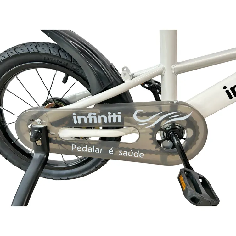 bicicleta infantil aro 16 branca verde