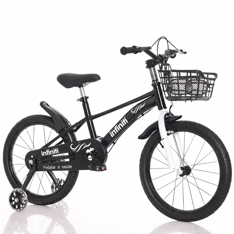 bicicleta infantil aro 16 preta branca