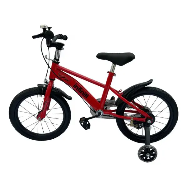 bicicleta infantil aro 16 vermelha lateral