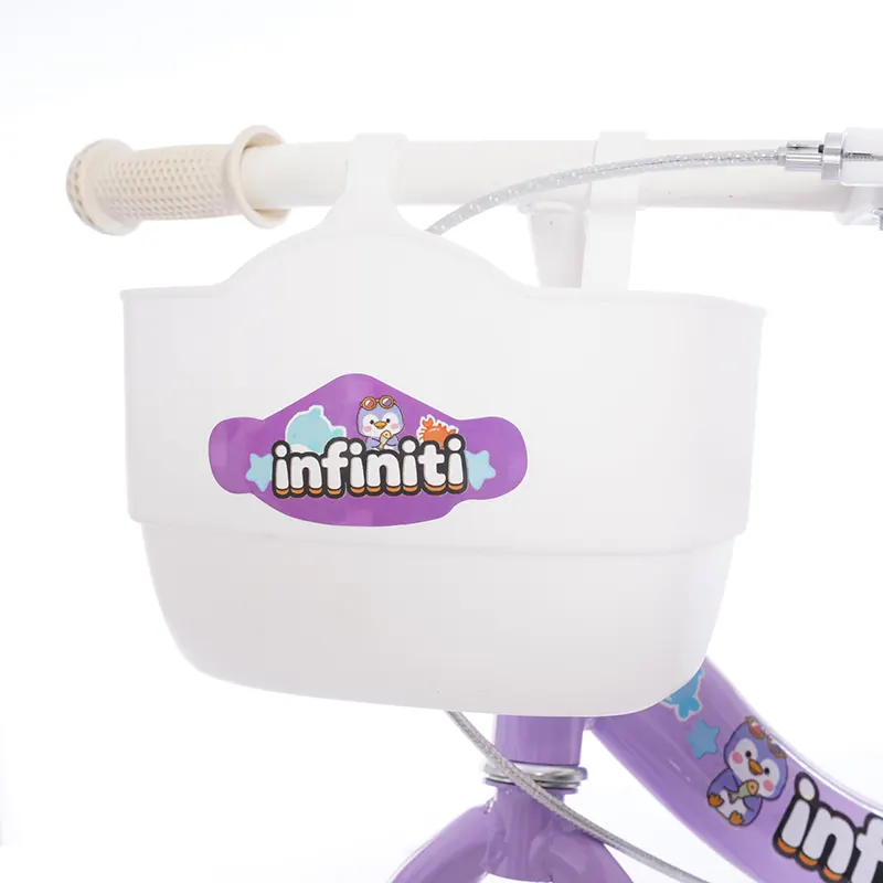 bicicleta-infantil balance aro12 roxa branca