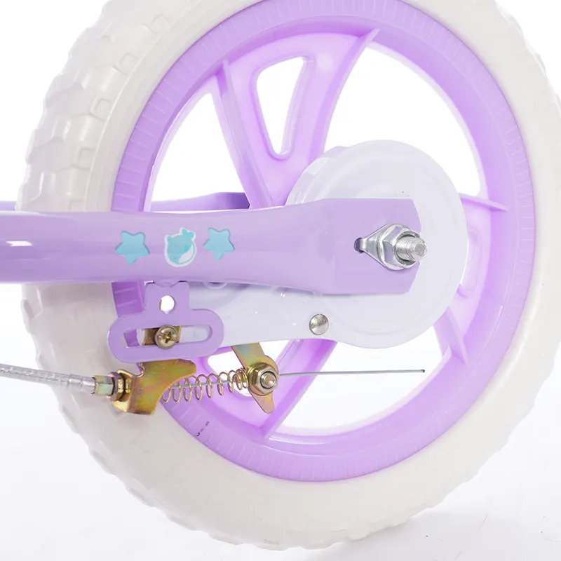 bicicleta-infantil balance aro12 roxa branca
