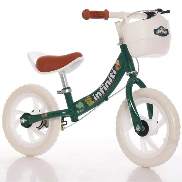 bicicleta infantil balance verde aro 12